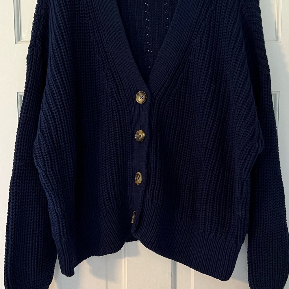 La Ligne Chunky Cotton Cardigan